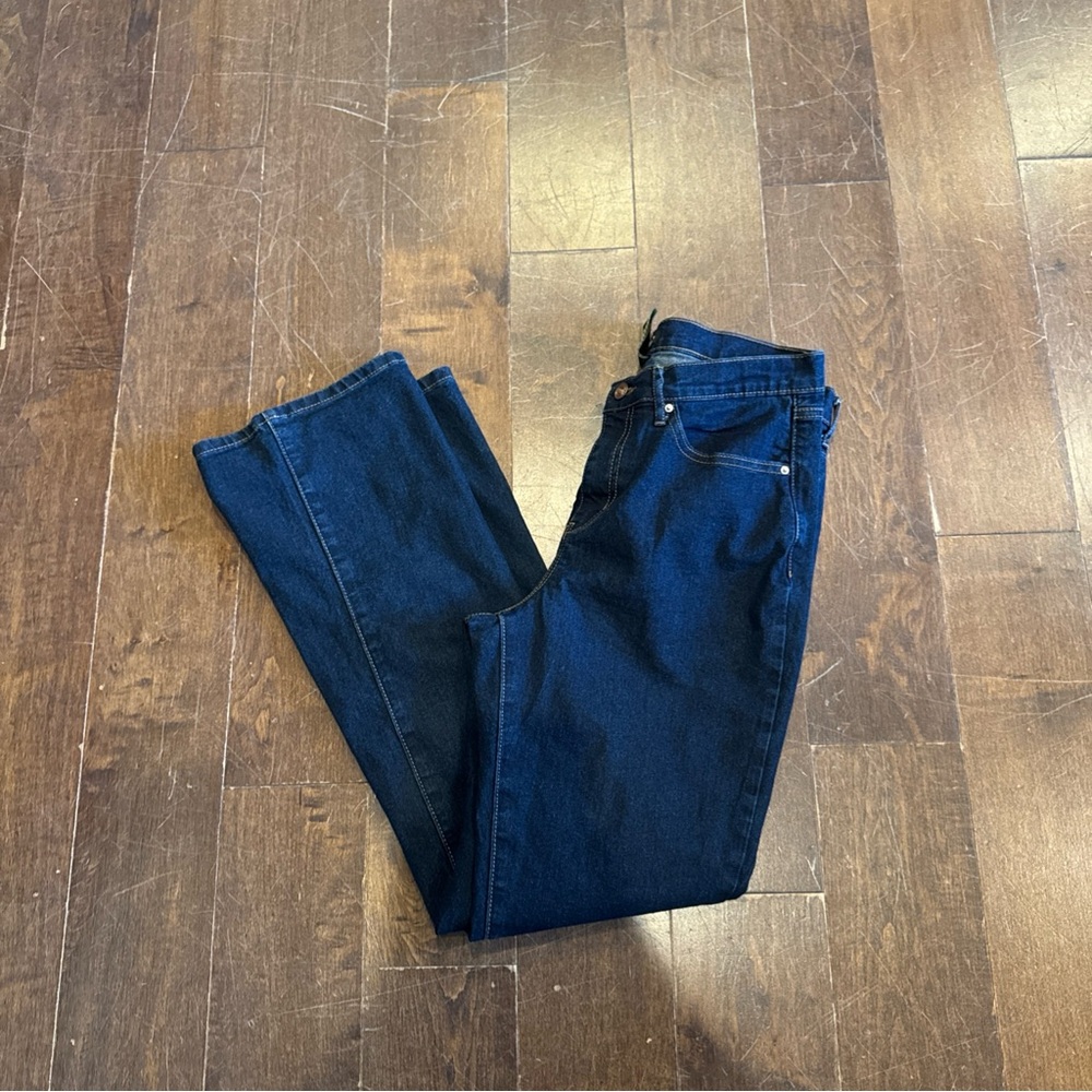Nanette Lepore Dark Blue Boot Cut Jeans